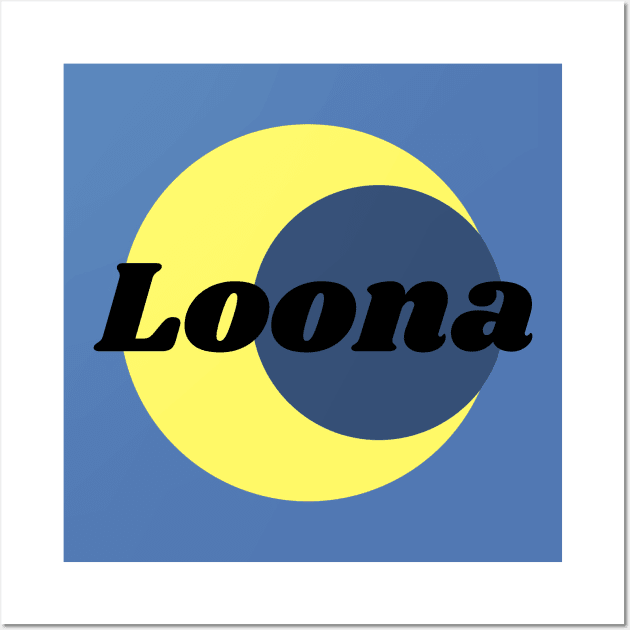 LOONA (Crescent Moon) Wall Art by ShinyBat